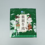 精致牛肉+亮面塑料復(fù)合+三邊封