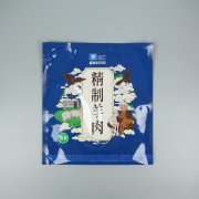 精致羊肉+亮面塑料復(fù)合+三邊封